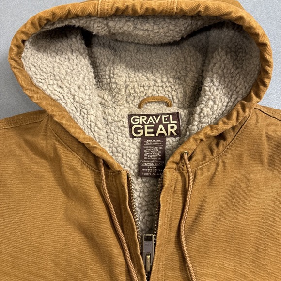 JACKET MENS‎ MEDIUM Gravel Gear Thundra 2  WORK UTILITY HOODED LINED - Picture 3 of 12